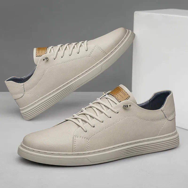 Bequeme Herren Oxford Ledersneaker