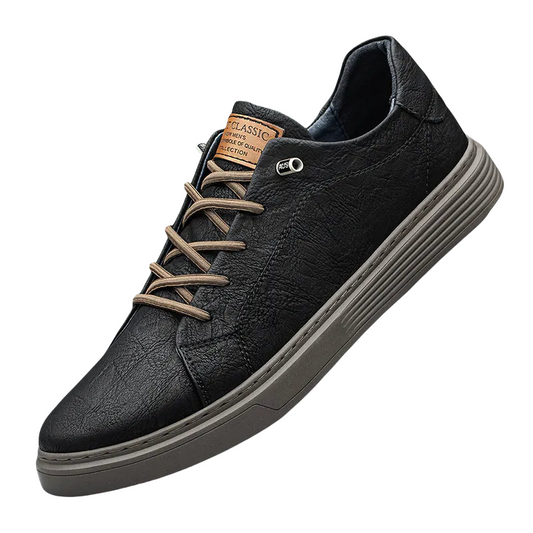 Bequeme Herren Oxford Ledersneaker