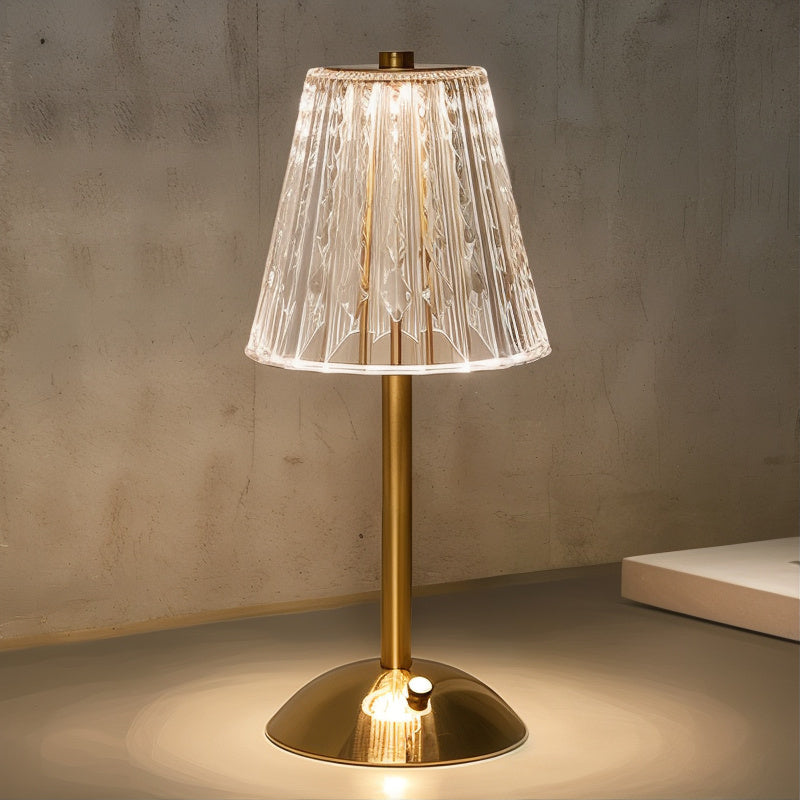 GlowEase - Wiederaufladbare LED-Tischlampe mit Touch Control
