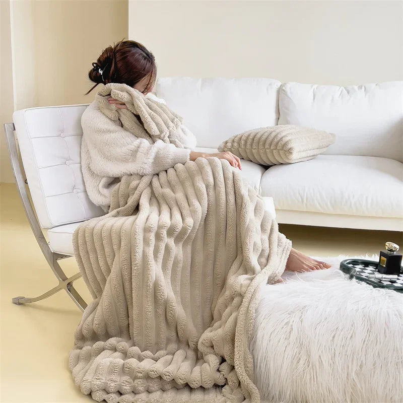 Kuschelige Fleece-Decke