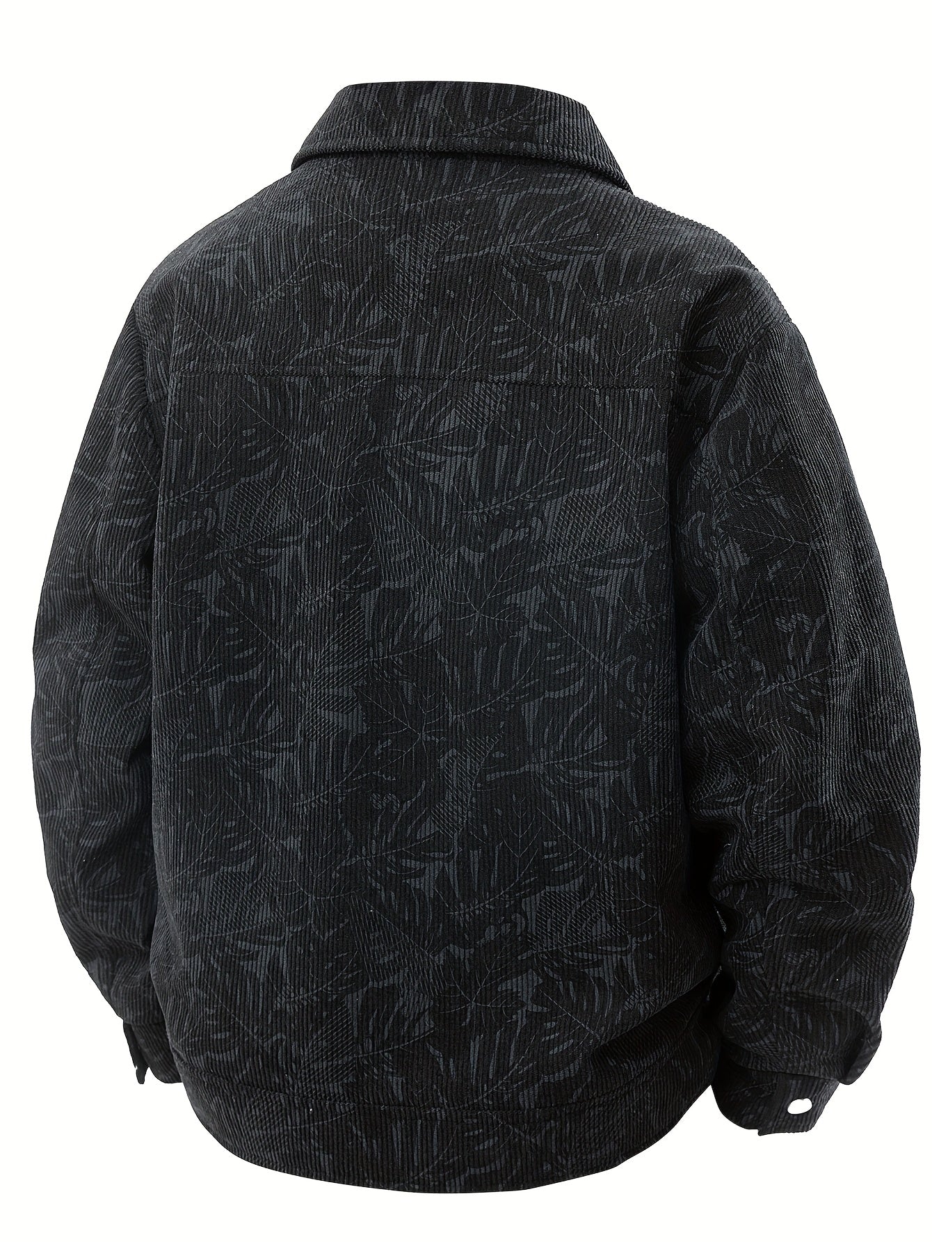 Lässige Herren Cordjacke mit Muster