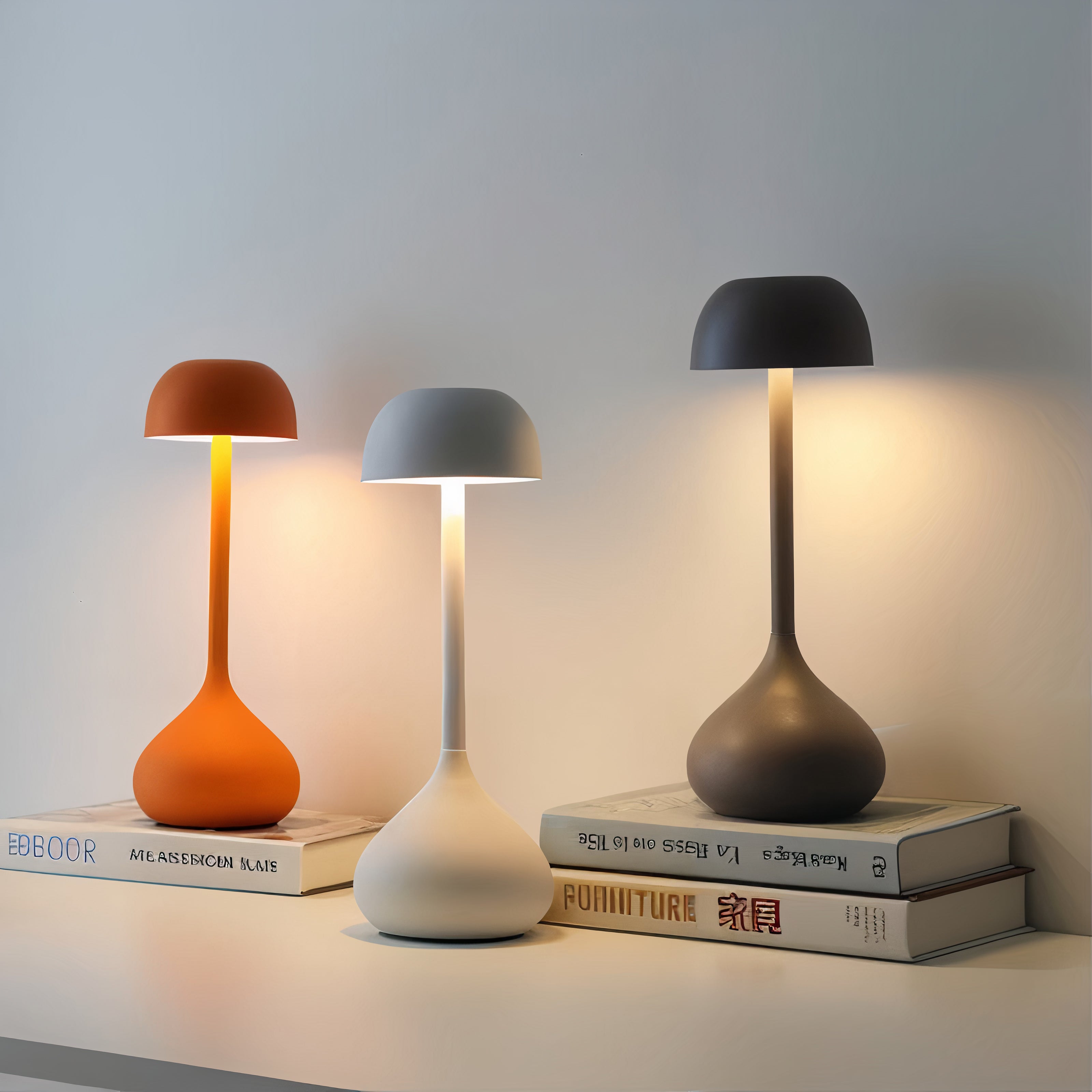 Pilzdesign Touch Tischleuchte