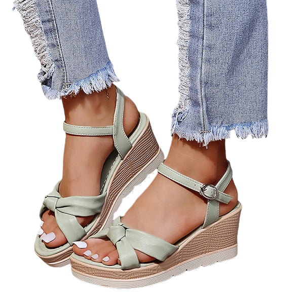Elegante Damen Keilsandalen Bequeme Sommerschuh