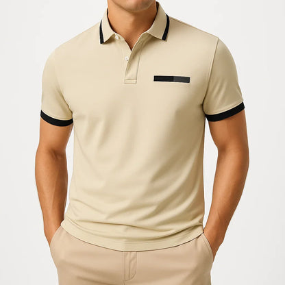 Elegantes Kurzarm-Poloshirt für Herren