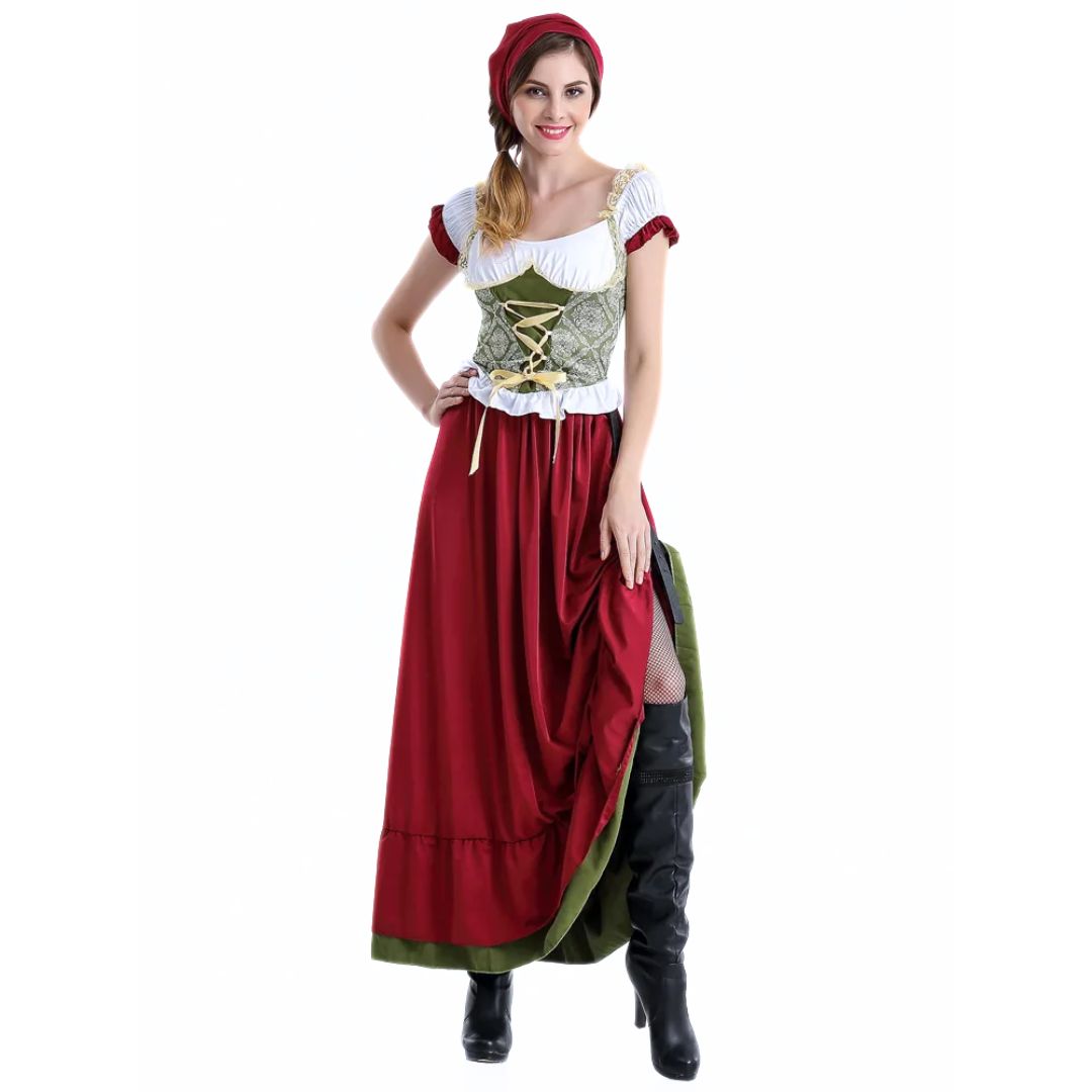 Verführerisches Dirndlkleid im Trachtenstil