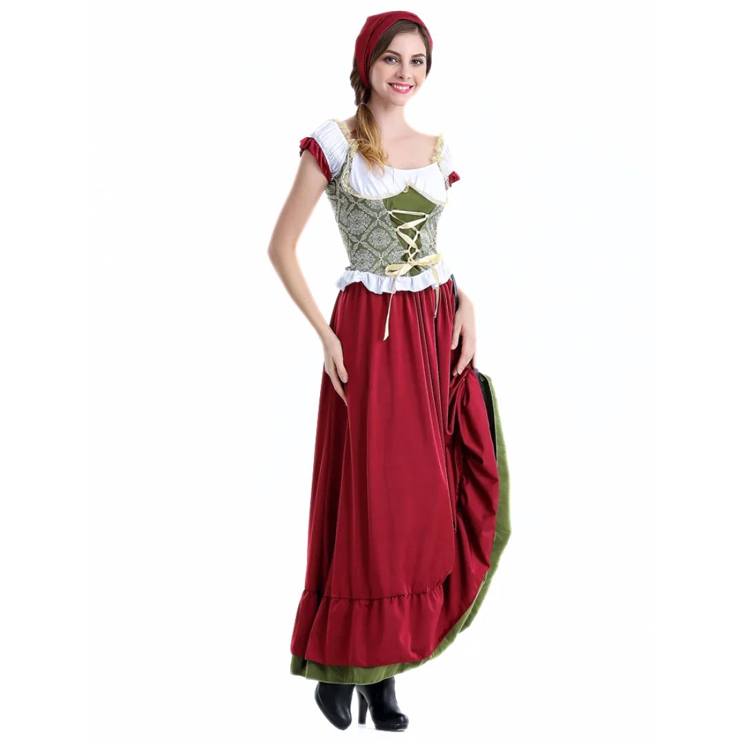 Verführerisches Dirndlkleid im Trachtenstil