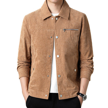 Klassische Herren Cordjacke für den Übergang