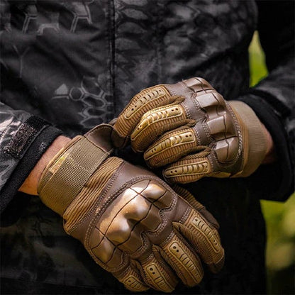 Unverwüstliche taktische Schutzhandschuhe mit vollen Fingern