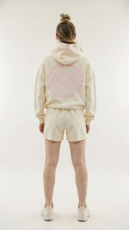 Abigail Bestickter Kapuzenpullover