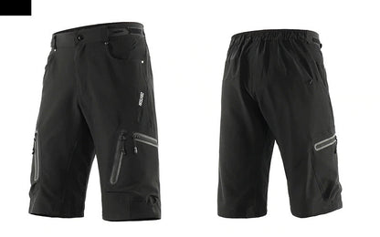 Herren Outdoor Radhose mit atmungsaktivem Material und Reißverschlusstaschen