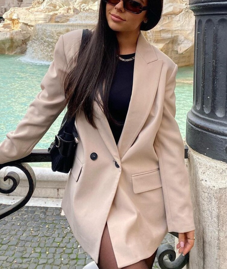 Eleganter Damen Blazer Büro Freizeitmode vielseitig kombinierbar