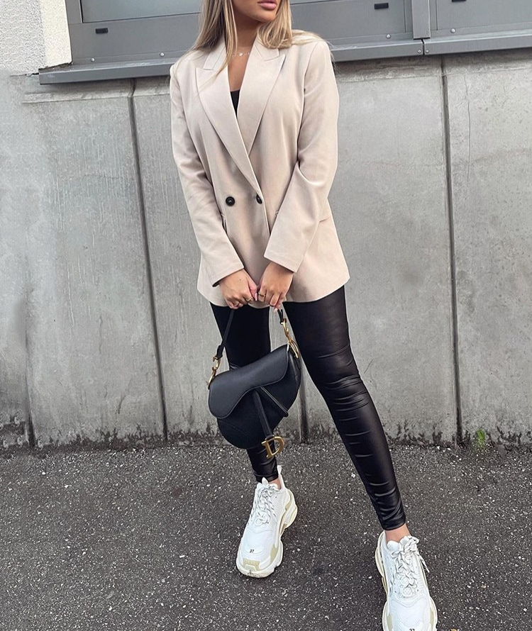 Eleganter Damen Blazer Büro Freizeitmode vielseitig kombinierbar