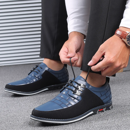 Herren Lederschuhe mit hochwertiger orthopädischer Unterstützung