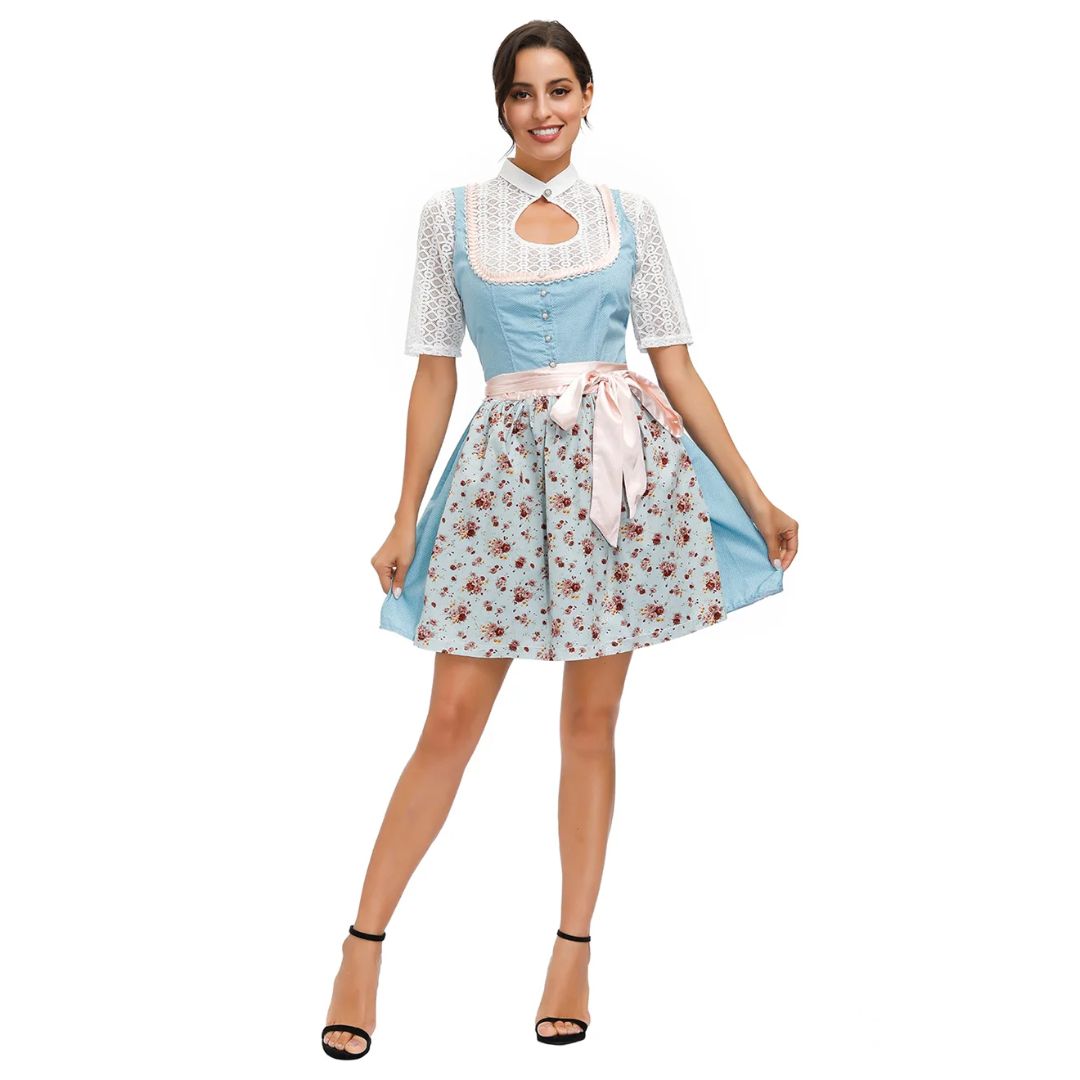 Elegantes Dirndlkleid im traditionellen Stil für das Oktoberfest
