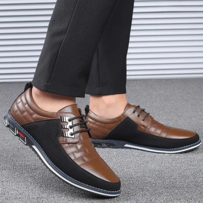 Herren Lederschuhe mit hochwertiger orthopädischer Unterstützung