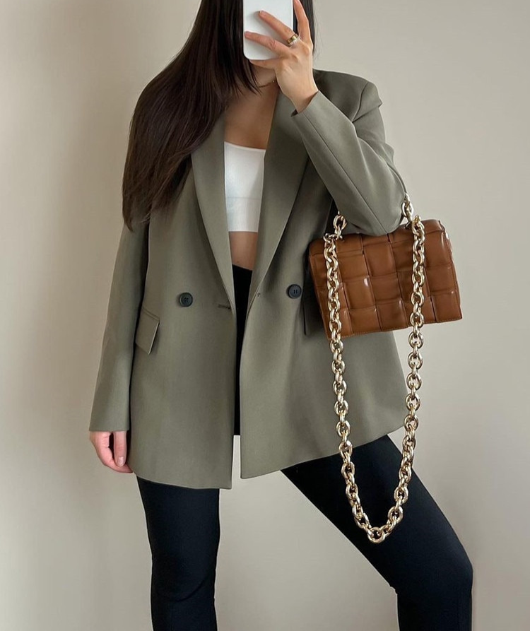 Eleganter Damen Blazer Büro Freizeitmode vielseitig kombinierbar
