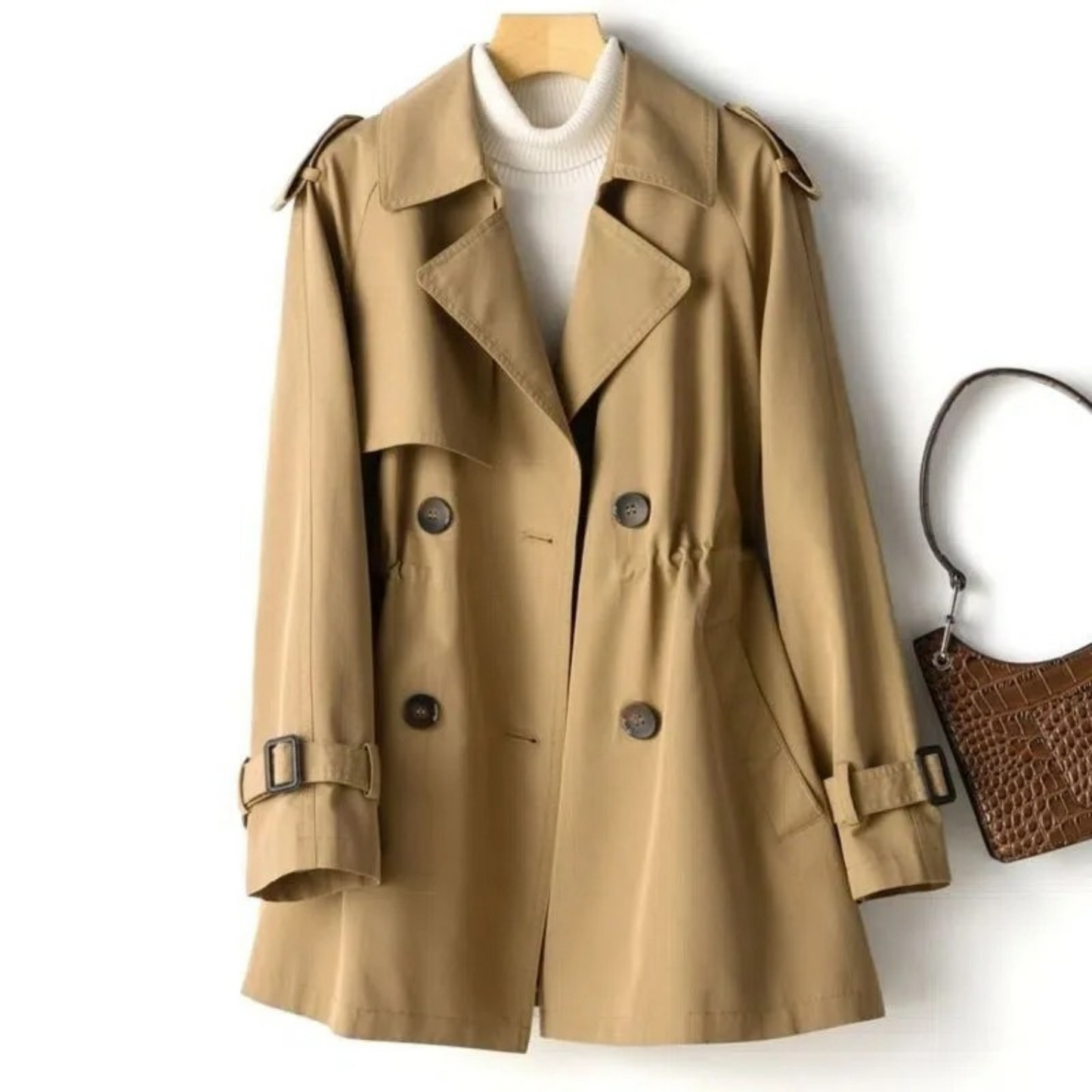 Langer Damen Trenchcoat