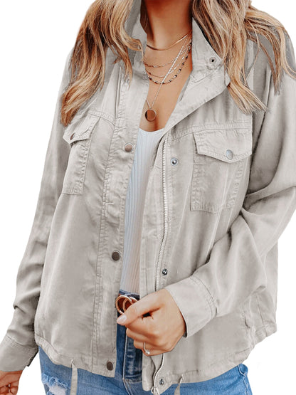 Moderne Damenjacke mit lässigem Schnitt und urbanem Look