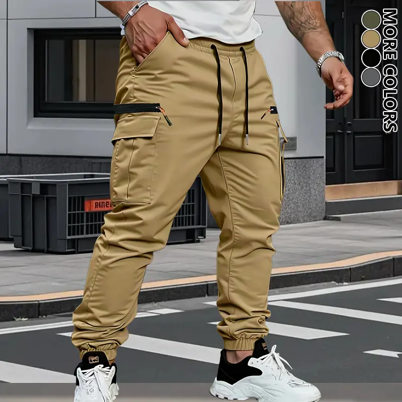 Stretch-Arbeitshose für Herren aus Frottee – lässiger Retro-Schnitt | Ganzjährig tragbar