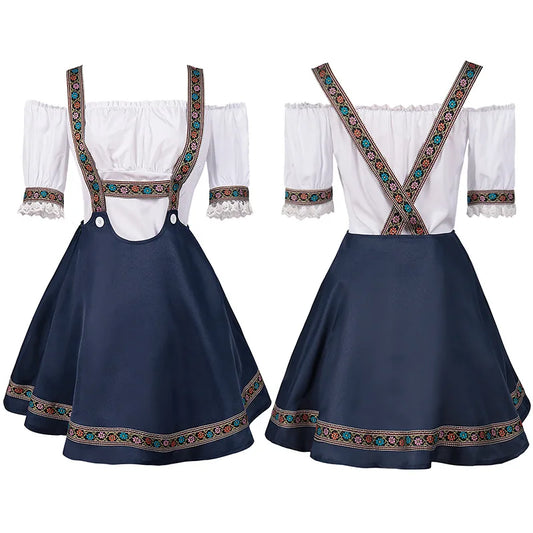 Traditionelles Dirndlkostüm mit Bluse – perfekter Look fürs Oktoberfest