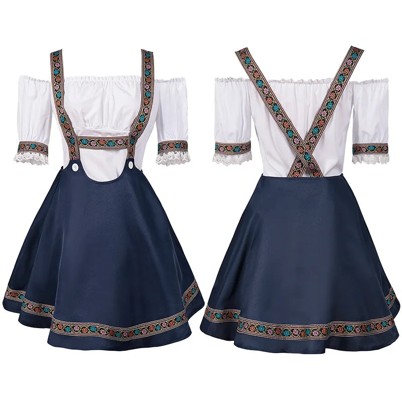 Traditionelles Dirndlkostüm mit Bluse – perfekter Look fürs Oktoberfest