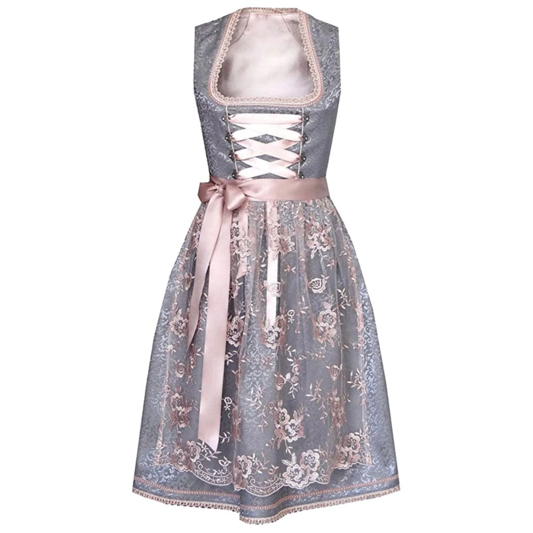 Elegantes Dirndlkleid mit Spitzenschürze