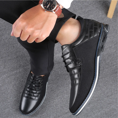 Herren Lederschuhe mit hochwertiger orthopädischer Unterstützung