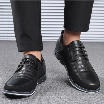 Herren Lederschuhe mit hochwertiger orthopädischer Unterstützung