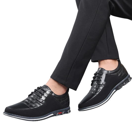 Herren Lederschuhe mit hochwertiger orthopädischer Unterstützung