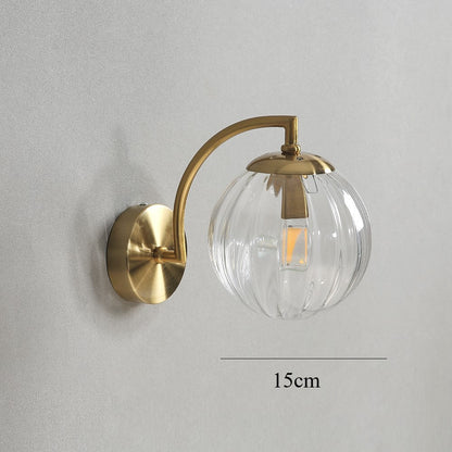 Farbige Wassermelonglaswandlampe