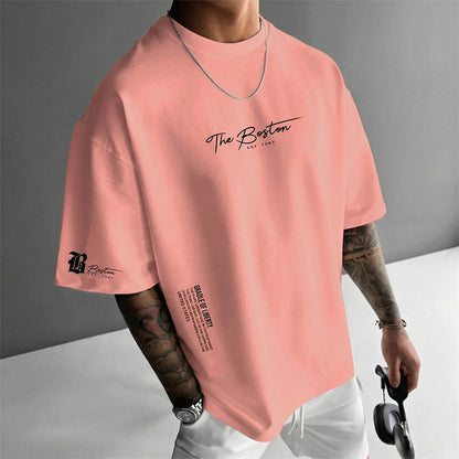 👕🏙️ 50% RABATT JETZT! Herren Urban Style Loose Fit T-Shirt – Premium Baumwollmix, Lässiger Oversize-Schnitt & Grafikdruck ✨