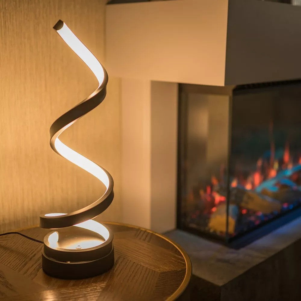 Spiral Tischlampe