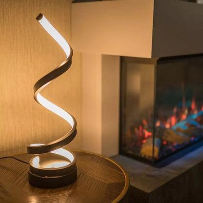 Spiral Tischlampe