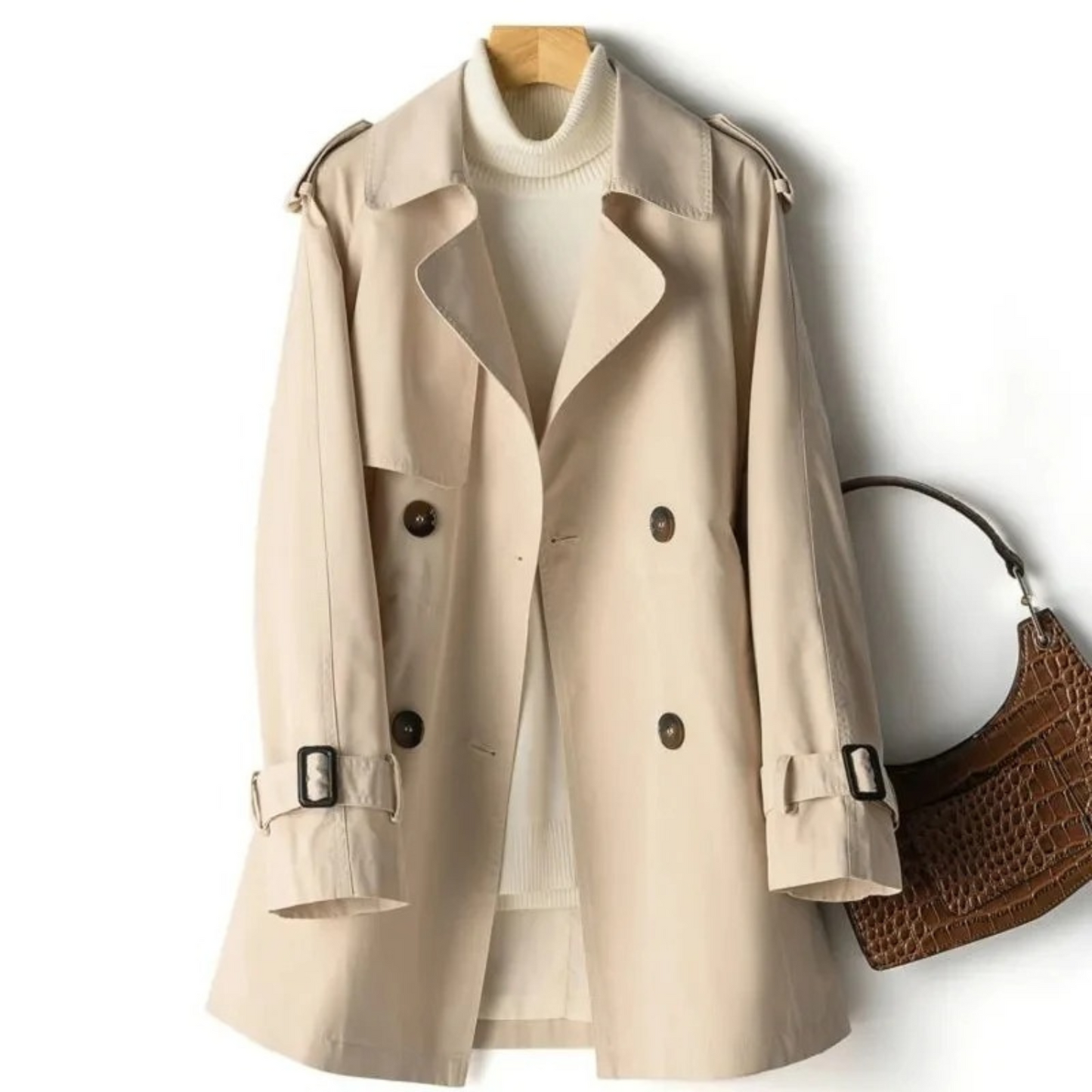 Langer Damen Trenchcoat