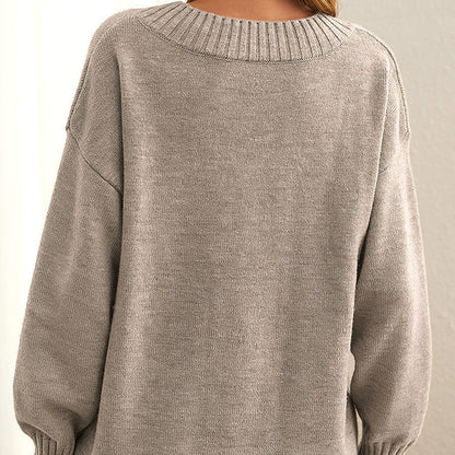 Kaschmirpullover Damen V-Ausschnitt