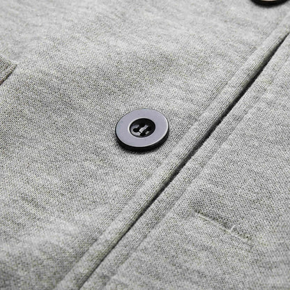 Herren Casual Blazer mit Knöpfen und aufgesetzten Taschen