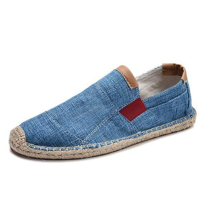 Herren Espadrilles aus Leinen und Canvas