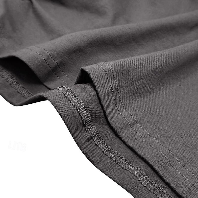 Herren Kapuzen-Langarmshirt in Uni-Farben – Lockerer Schnitt