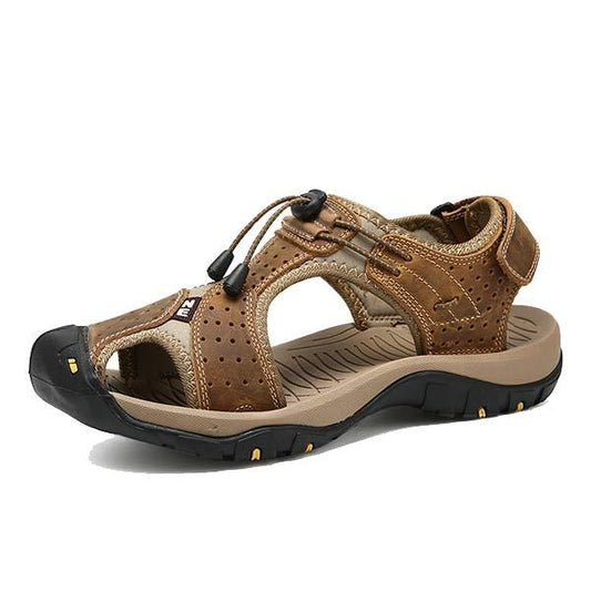 Outdoor Herren-Sandalen mit Zehenschutz und rutschfester Sohle