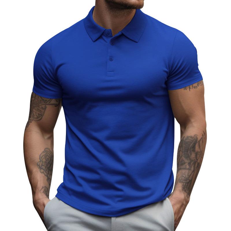 Herren Slim Fit Kurzarm Poloshirt aus Baumwolle