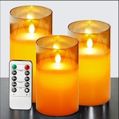 Modernes Kerzenset - LED Kerze mit Fernbedienung