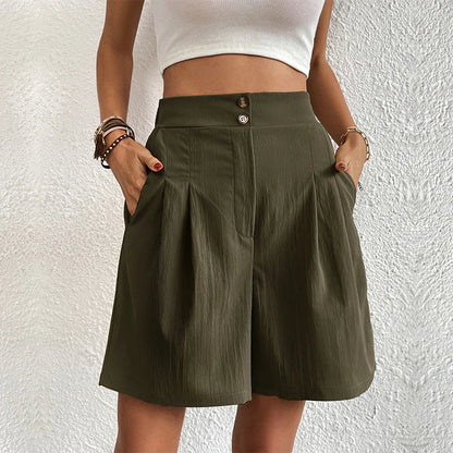 Damen Cargo-Shorts mit Stretch und Lässigem Look