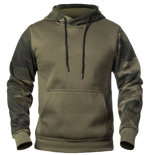 Lässiger Herren-Hoodie mit Kapuze und Kängurutasche