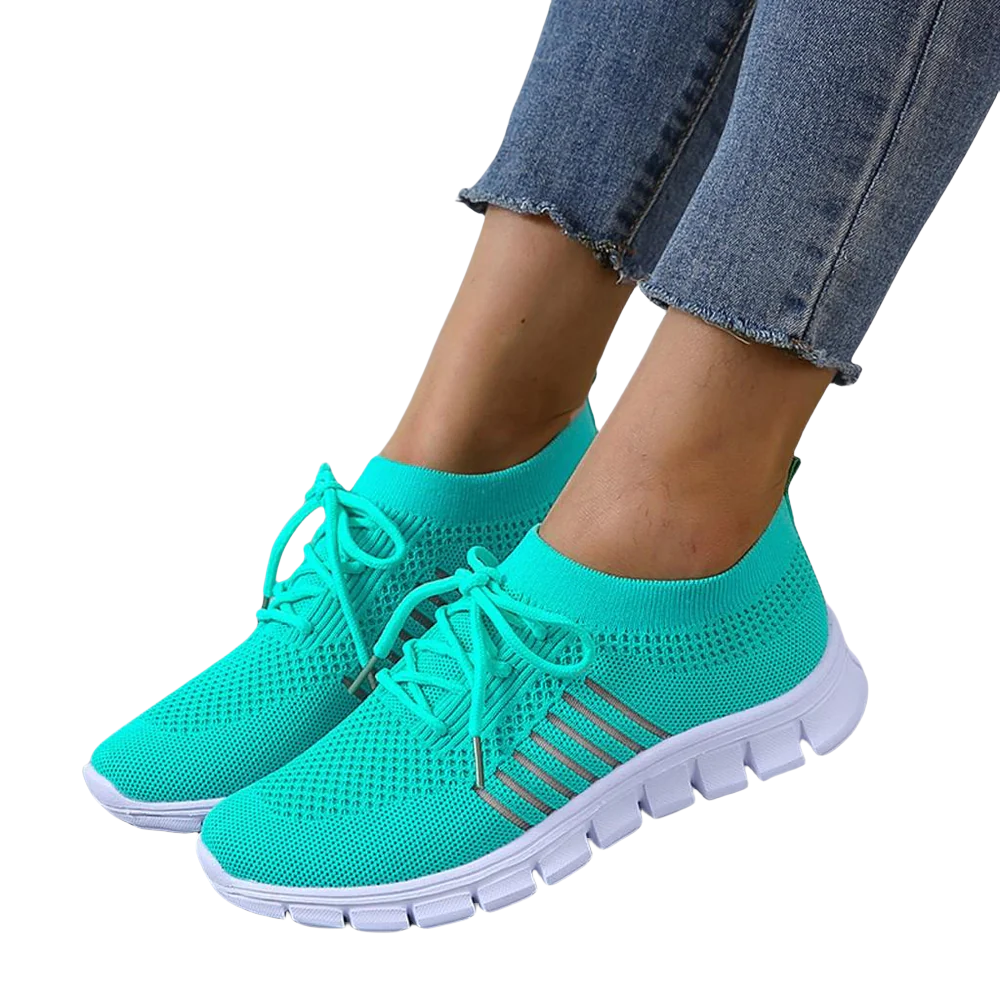 Bequeme Damen-Sneaker in leuchtenden Farben für Alltag und Freizeit