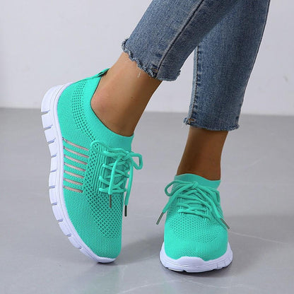 Bequeme Damen-Sneaker in leuchtenden Farben für Alltag und Freizeit