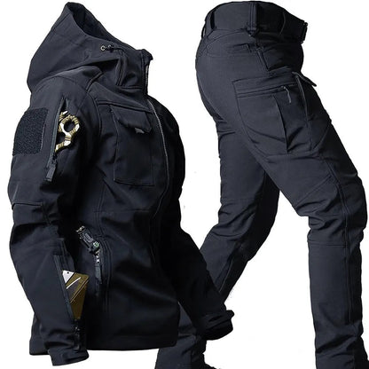 Taktisches Herren Outdoor-Set – Winddichte Jagdjacke & Cargohose