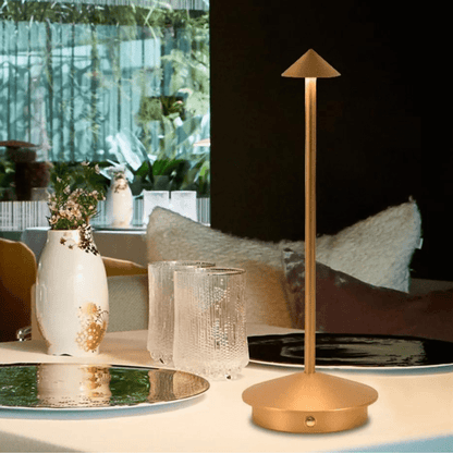 LED-Pfeilkopf-Tischlampe kabellos mit Touchfunktion