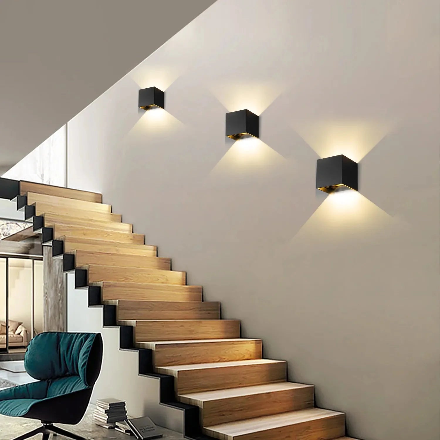 Glow Cube-Wandleuchte
