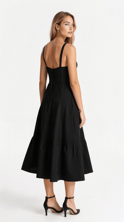 Kiana Korsett Midikleid
