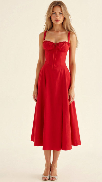 Kiana Korsett Midikleid